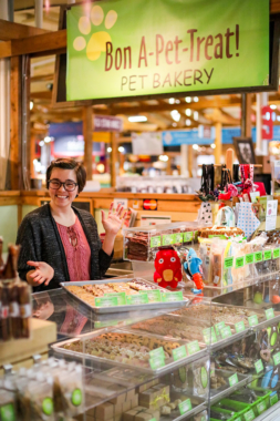 Dog bakery shop farmers market